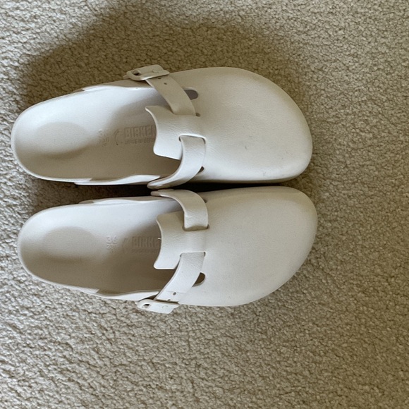 Birkenstock Shoes - Birkenstock Women's White Slippers